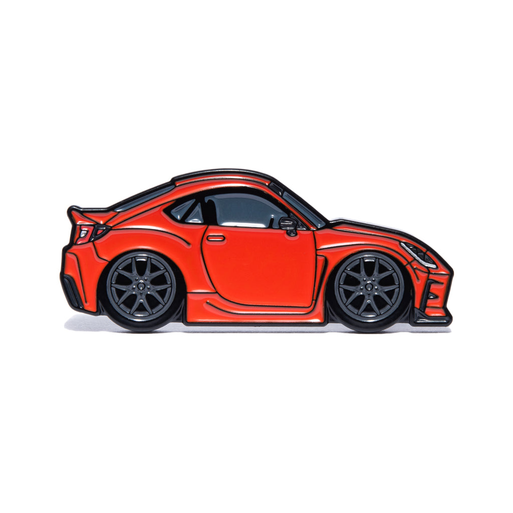 Leen Customs Toyota GR86 red enamel pin