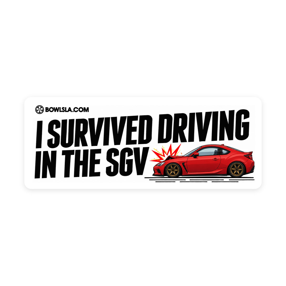 BOWLS SGV Sticker