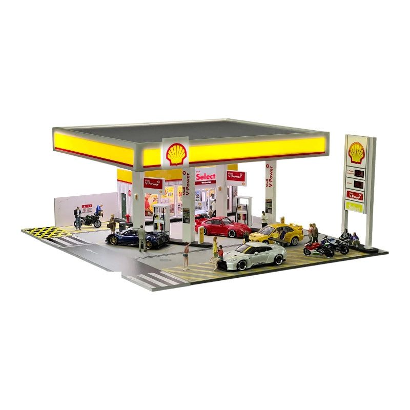 G-FANS 1/64 DIORAMA WITH LED LIGHTS - SHELL