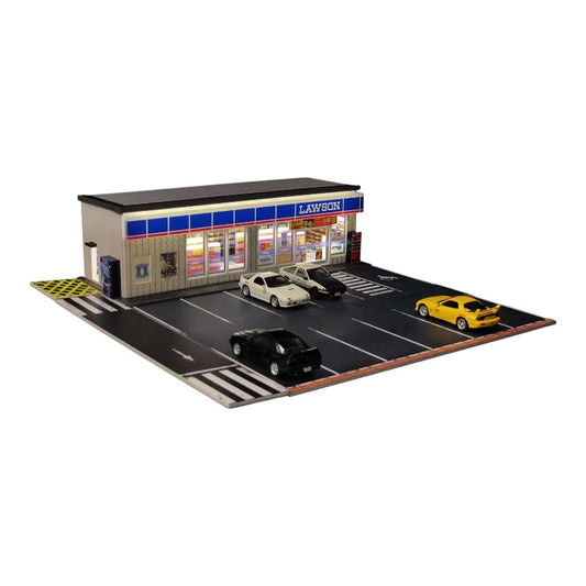 G-FANS 1/64 DIORAMA WITH LED LIGHTS - LAWSON