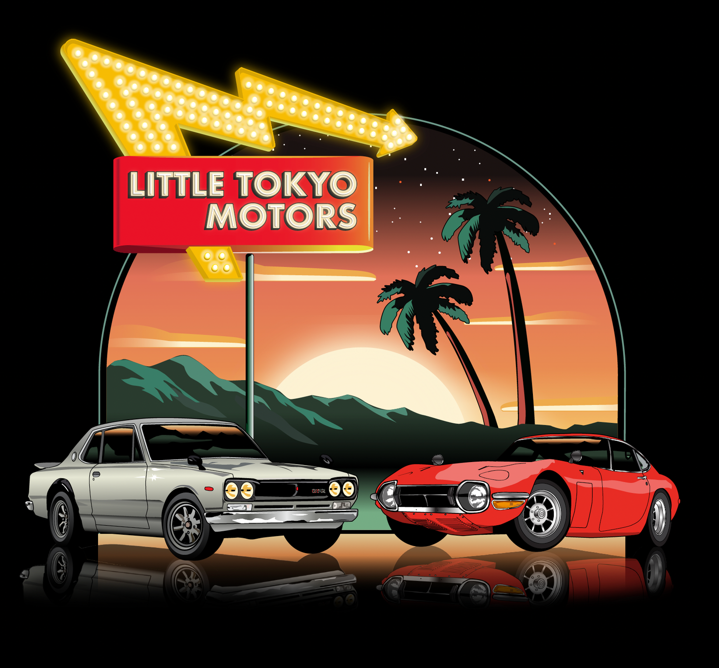 Little Tokyo Motors Drive-Thru Tee