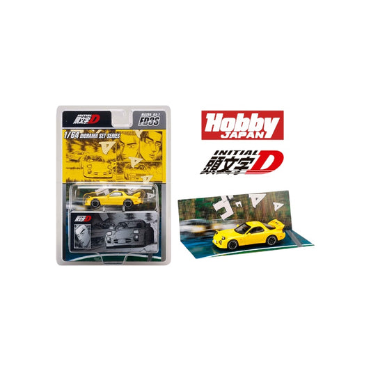HJ JDM64 1/64 INITIAL D MAZDA RX-7 PROJECT D
