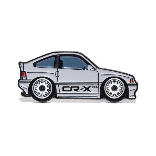 Leen Customs Honda CR-X SiR grey enamel pin