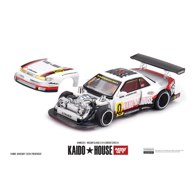 KAIDO HOUSE 1/64 Nissan Silvia S13-R Circuit Spec V1