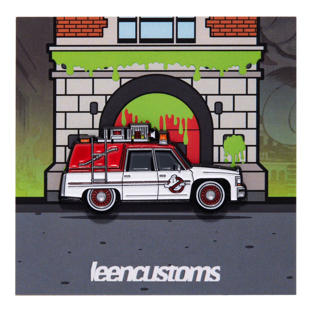 Leen Customs Ghostbusters Ecto-1 enamel pin