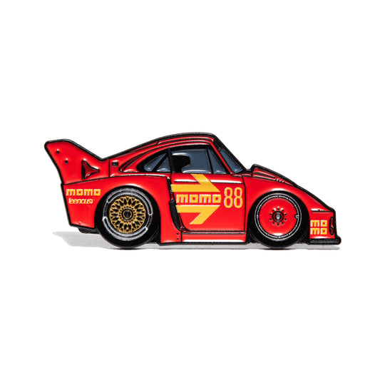 Leen Customs MOMO Porsche 935K enamel pin