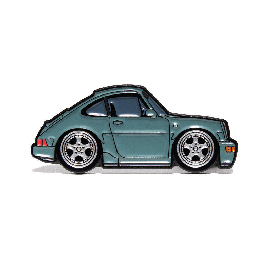 Leen Customs Porsche 964 Sage enamel pin