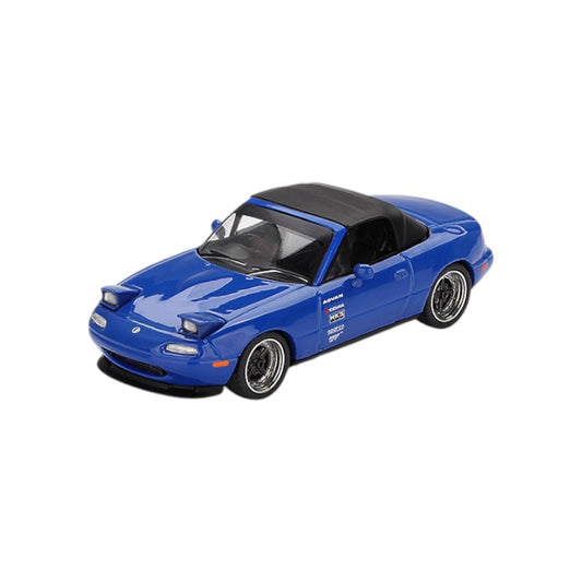 MINI GT 1/64 MAZDA MIATA MX-5 (NA) TUNED VERSION DARK BLUE