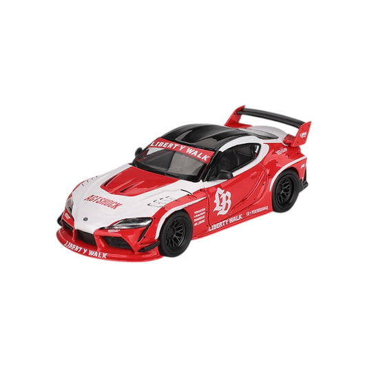 MINI GT 1/64 LIBERTY WALK TOYOTA GR SUPRA RED/WHITE
