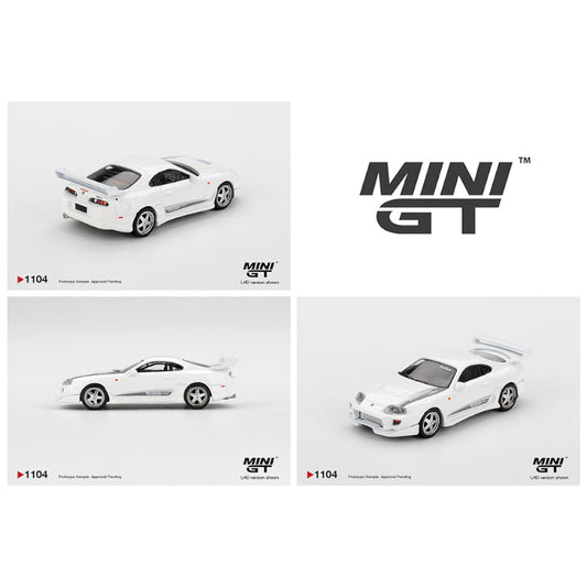 MINI GT 1/64 Toyota Supra VeilSide Combat V-1 White