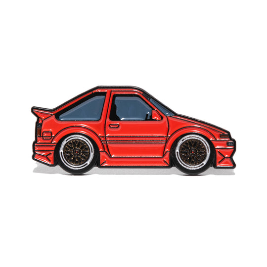 Leen Customs Pin - Toyota AE86 - Red