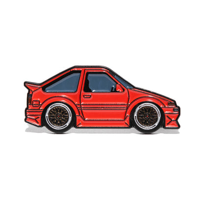 Leen Customs Pin - Toyota AE86 - Red