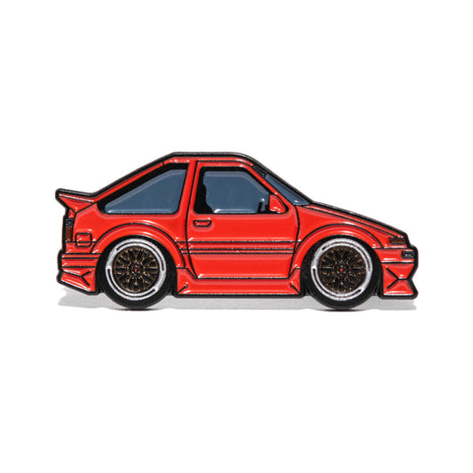 Leen Customs Pin - Toyota AE86 - Red