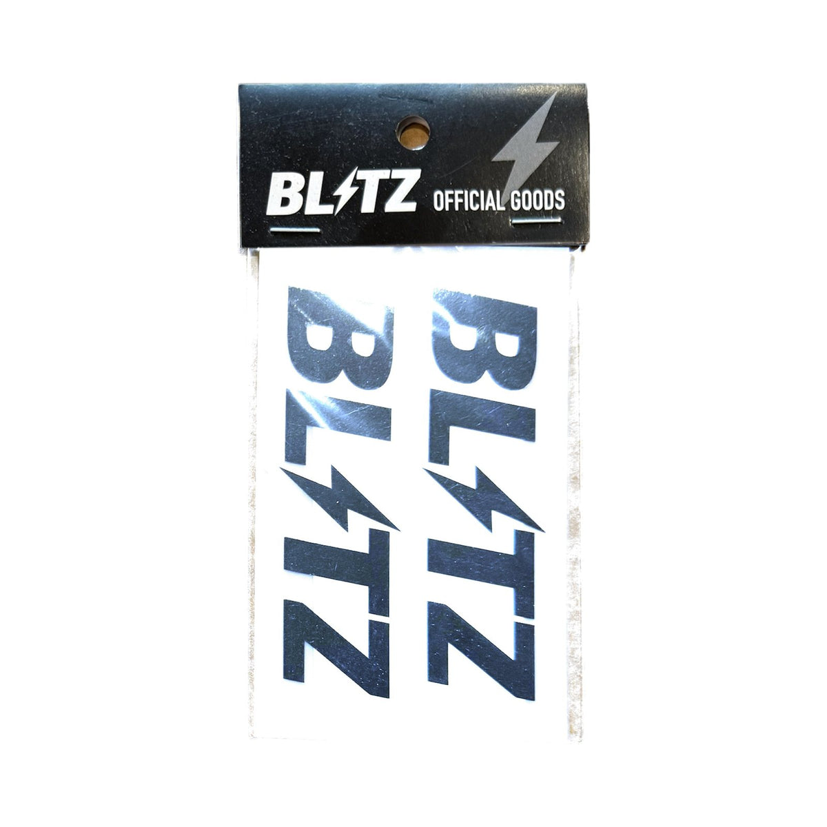 BLITZ Logo Sticker 100mm - Metal, 2-pack