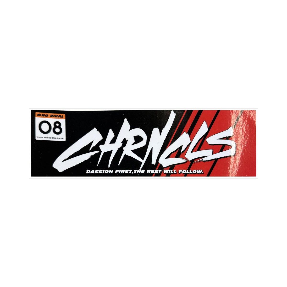 CHRNCLS Sticker - Black/Red